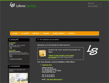 Tablet Screenshot of lefevre-services.fr